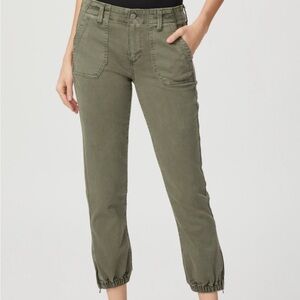 PAIGE Mayslie Jogger in Vintage Ivy Green size 32
